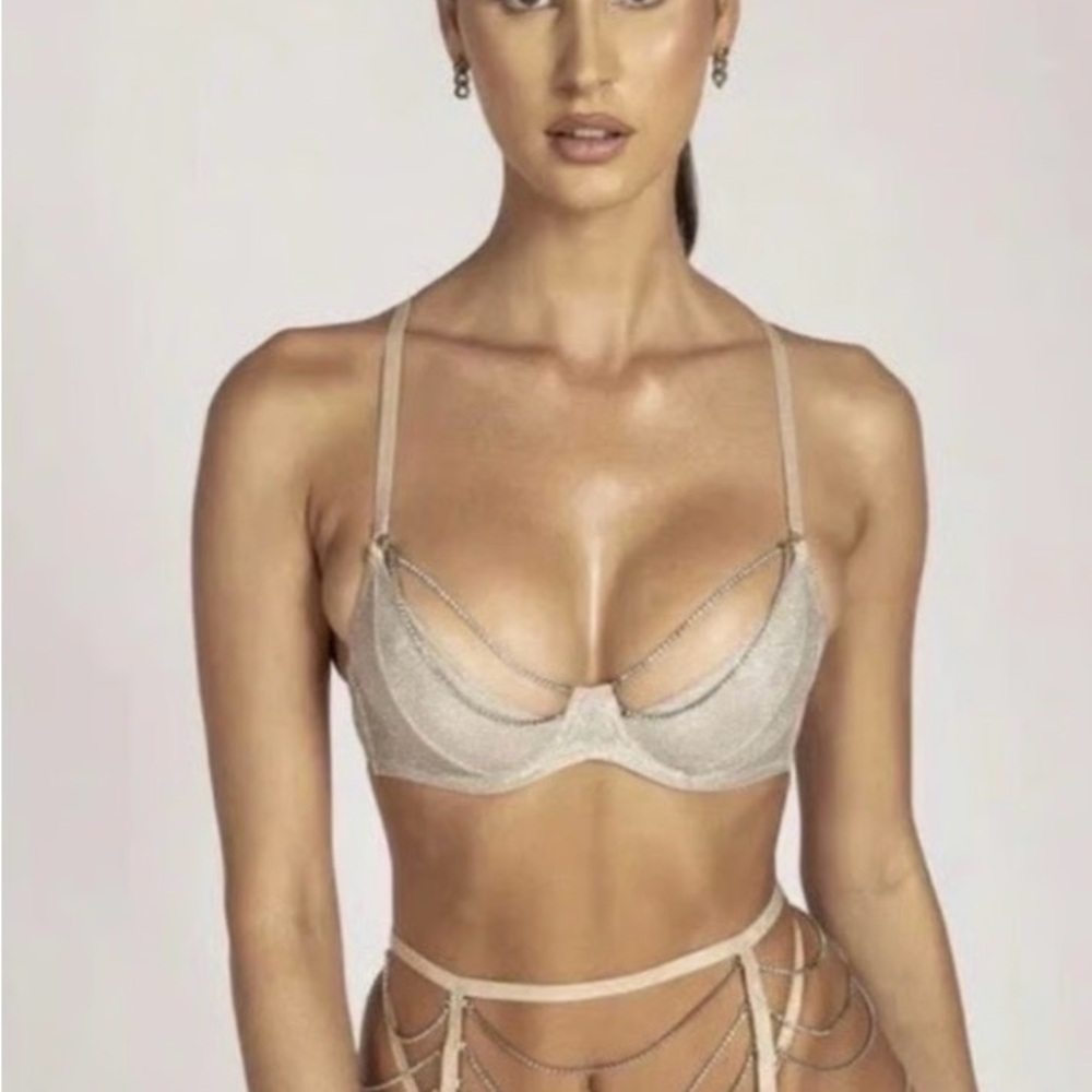 Meshki Katie Sparkle Jersey Bra